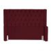 Cabeceira Estofada Para Cama Box Casal Queen Emma Suede Bordô - DS Estofados