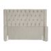 Cabeceira Estofada Para Cama Box Solteiro Emma Suede Bege - DS Estofados