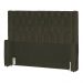 Cabeceira Estofada Para Cama Box Solteiro Emma Suede Marrom - DS Estofados