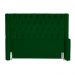 Cabeceira Estofada Para Cama Box Solteiro Emma Suede Verde - DS Estofados