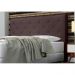 Cabeceira Giovana Cama Box Solteiro 90cm Botões Corino Marrom - DS Estofados