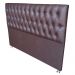 Cabeceira Mais Calçadeira Baú Casal Queen 160cm Para Cama Box Sofia Napa Marrom - DS Estofados
