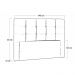 Cabeceira Painel De Casal 140cm Para Cama Box Clean Napa Marrom - DS Móveis