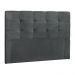 Cabeceira Painel De Casal 140cm Para Cama Box Clean Suede Cinza - DS Móveis