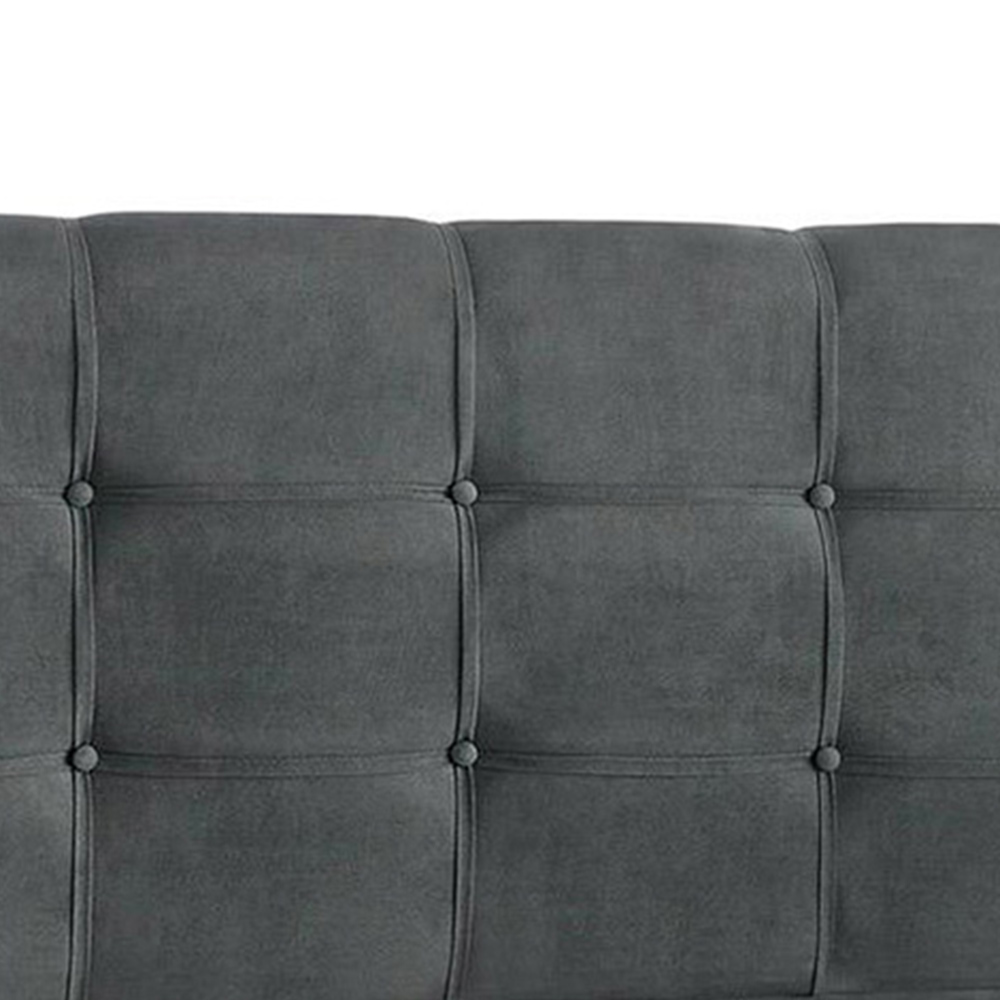 Cabeceira Painel De Casal 140cm Para Cama Box Clean Suede Cinza - DS Móveis