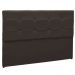 Cabeceira Painel De Casal 160cm Para Cama Box Clean Napa Marrom - DS Estofados
