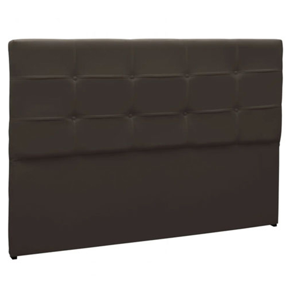 Cabeceira Painel De Casal 160cm Para Cama Box Clean Napa Marrom - DS Estofados
