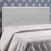 Cabeceira Painel De Casal 190cm Para Cama Box Clean Napa Branco - DS Estofados
