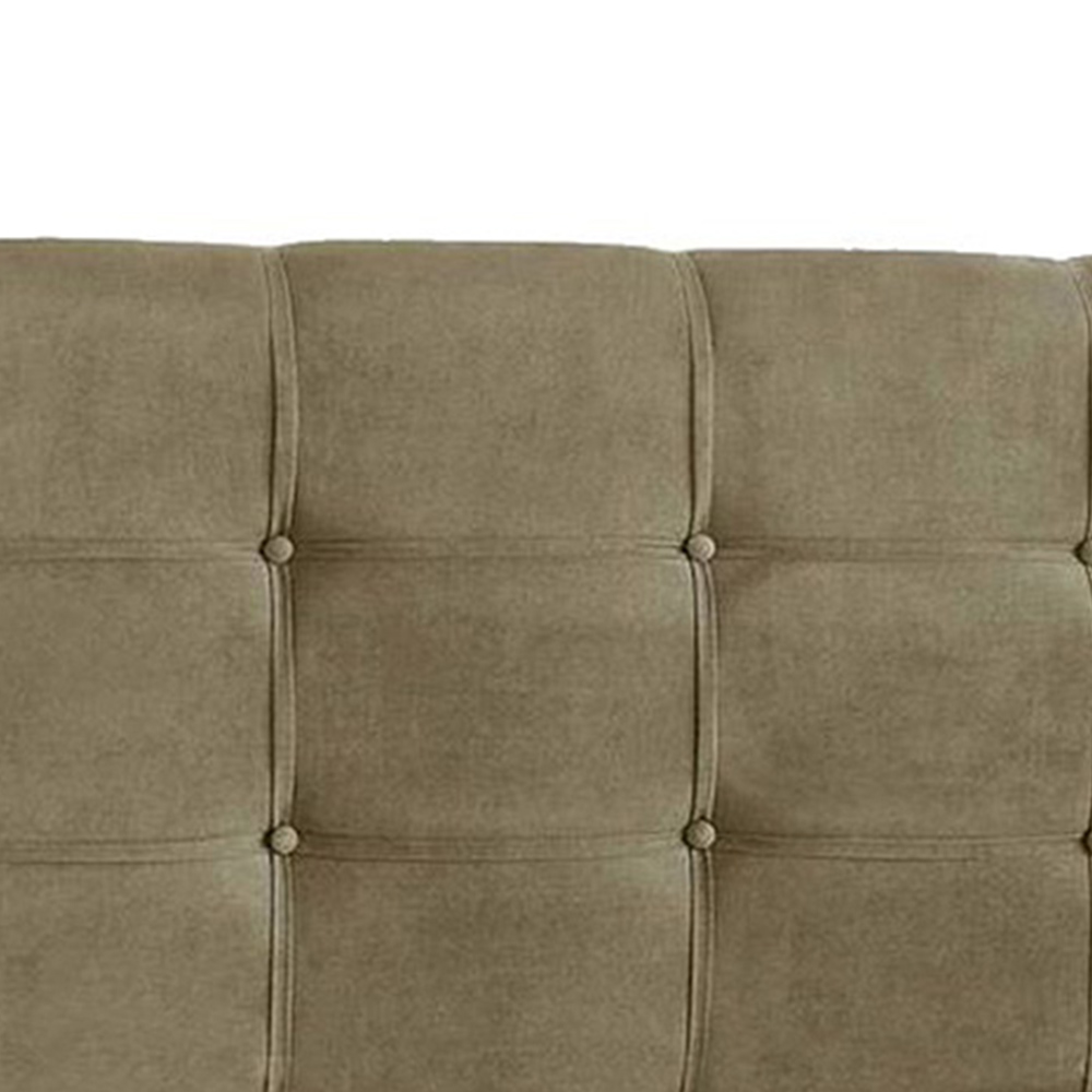 Cabeceira Painel De Casal Queen 160cm Para Cama Box Clean Suede Bege - DS Móveis