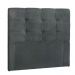 Cabeceira Painel De Solteiro 90cm Para Cama Box Clean Suede Cinza - DS Móveis