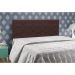 Cabeceira Painel De Solteiro 90cm Para Cama Box Clean Suede Marrom - DS Móveis