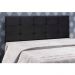 Cabeceira Painel De Solteiro 90cm Para Cama Box Clean Suede Preto - DS Móveis