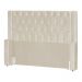 Cabeceira Para Cama Box Casal Emma Luxo Veludo Bege - DS Estofados