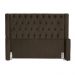 Cabeceira Para Cama Box Casal Emma Luxo Veludo Marrom - DS Estofados