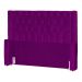 Cabeceira Para Cama Box Casal Emma Luxo Veludo Roxo - DS Estofados