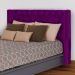 Cabeceira Para Cama Box Casal Emma Luxo Veludo Roxo - DS Estofados