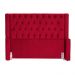 Cabeceira Para Cama Box Casal Emma Luxo Veludo Vermelho  - DS Estofados