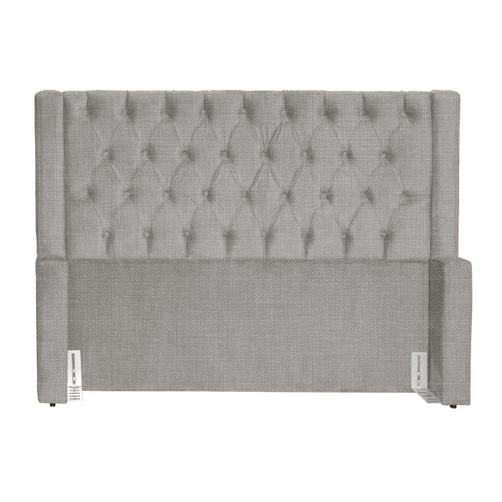 Cabeceira Para Cama Box Casal Queen Emma Linho Bege - DS Estofados