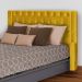 Cabeceira Para Cama Box Casal Queen Emma Luxo Veludo Mostarda - DS Estofados