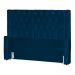 Cabeceira Para Cama Box Solteiro  Emma Luxo Veludo Azul Marinho - DS Estofados