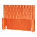 Cabeceira Para Cama Box Solteiro  Emma Luxo Veludo Terracota - DS Estofados
