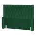 Cabeceira Para Cama Box Solteiro  Emma Luxo Veludo Verde - DS Estofados