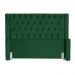 Cabeceira Para Cama Box Solteiro  Emma Luxo Veludo Verde - DS Estofados