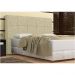 Cabeceira Pietra Casal 140 Cm Com Baú Interno Suede Bege - DS Estofados