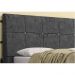 Cabeceira Pietra Casal 140 Cm Com Baú Interno Suede Cinza - DS Estofados