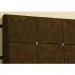 Cabeceira Pietra Casal 140 Cm Com Baú Interno Suede Marrom - DS Estofados