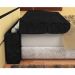Cabeceira Pietra Casal 140 Cm Com Baú Interno Suede Preto - DS Estofados