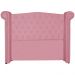 Cabeceira Sienna Casal Luxo Suede Rosa 