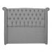 Cabeceira Sienna Casal Para Cama Box Linho Cinza