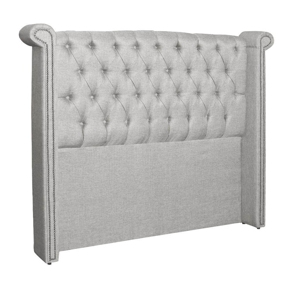Cabeceira Sienna Casal Queen Para Cama Box Linho Bege 