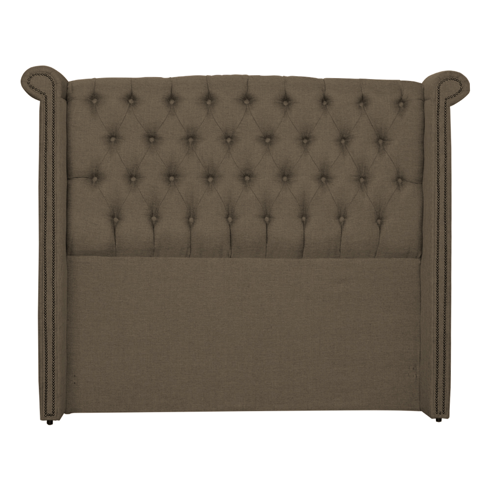 Cabeceira Sienna Casal Queen Para Cama Box Linho Cacau 