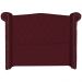 Cabeceira Sienna Solteiro Luxo Suede Bordô
