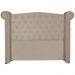 Cabeceira Sienna Solteiro Luxo Suede Cappuccino 
