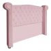 Cabeceira Sienna Solteiro Luxo Suede Rosa Bebê