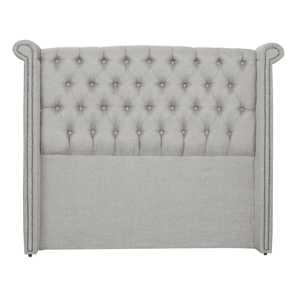 Cabeceira Sienna Solteiro Para Cama Box Linho Bege