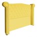 Cabeceira Sienna Super King Luxo Suede Amarelo
