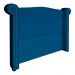 Cabeceira Sienna Super King Luxo Suede Azul Royal 