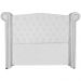 Cabeceira Sienna Super King Luxo Suede Branco 