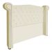 Cabeceira Sienna Super King Luxo Suede Marfim