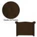 Cabeceira Sienna Super King Luxo Suede Marrom