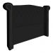 Cabeceira Sienna Super King Luxo Suede Preto 