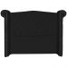 Cabeceira Sienna Super King Luxo Suede Preto 