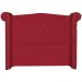 Cabeceira Sienna Super King Luxo Suede Vermelho