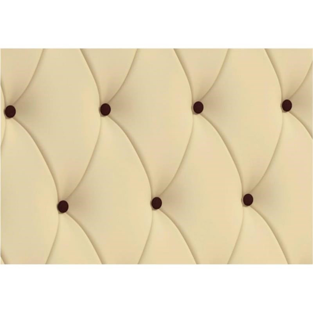 Cabeceira Solteiro 0,90cm Para Cama Box Lady Napa Bege Botões - DS Estofados