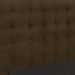 Cabeceira Solteiro 90cm Ana Para Cama Box Suede Marrom - DS Estofados