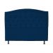Cabeceira Solteiro 90cm Para Cama Box Diana Suede Azul Marrinho - DS Estofados